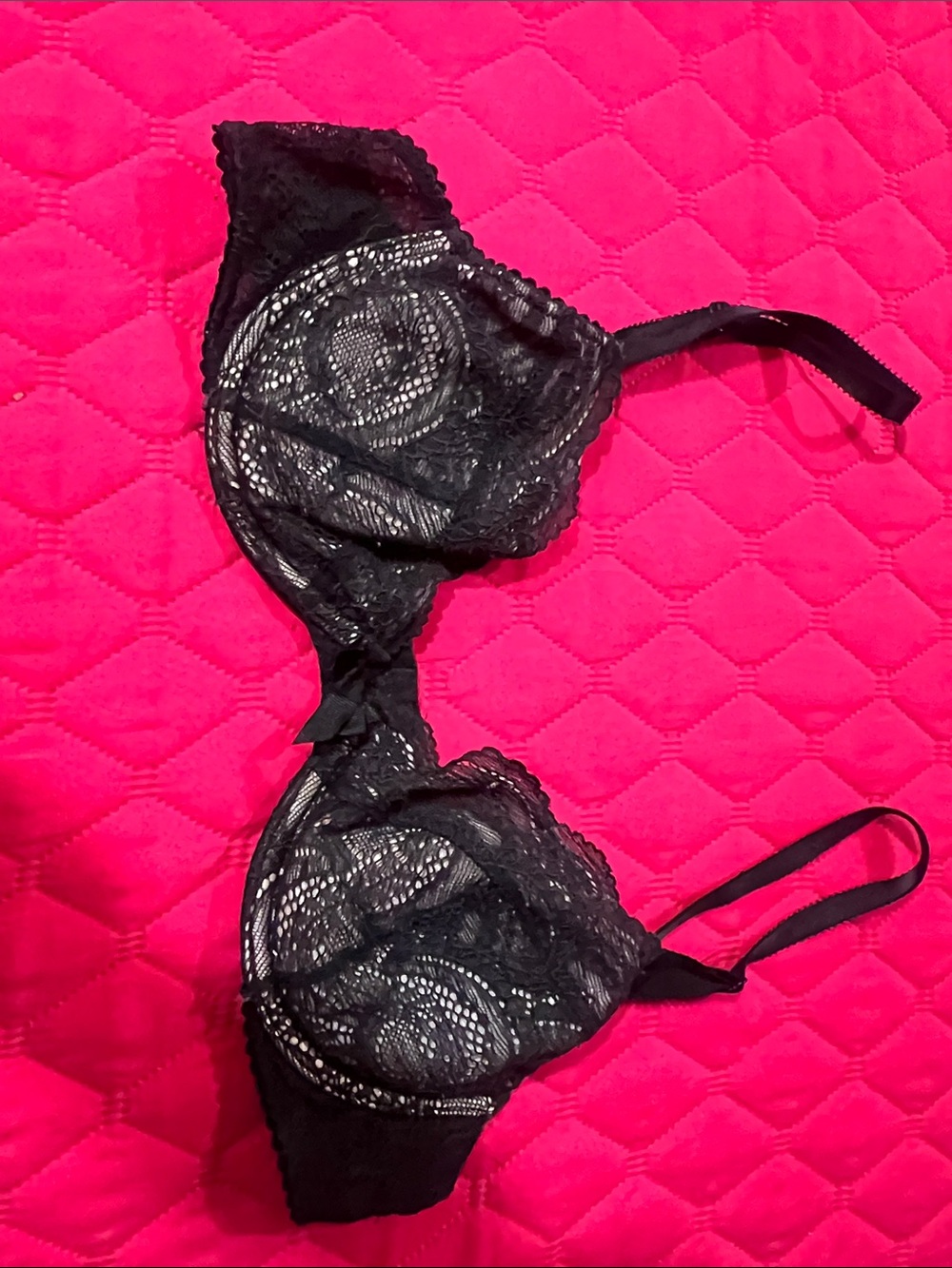 Victoria's Secret Black Lace Underwire Bra